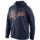 Men's Detroit Tigers Nike  Practice Performance Pullover Hoodie - Navy Blue,baseball caps,new era cap wholesale,wholesale hats